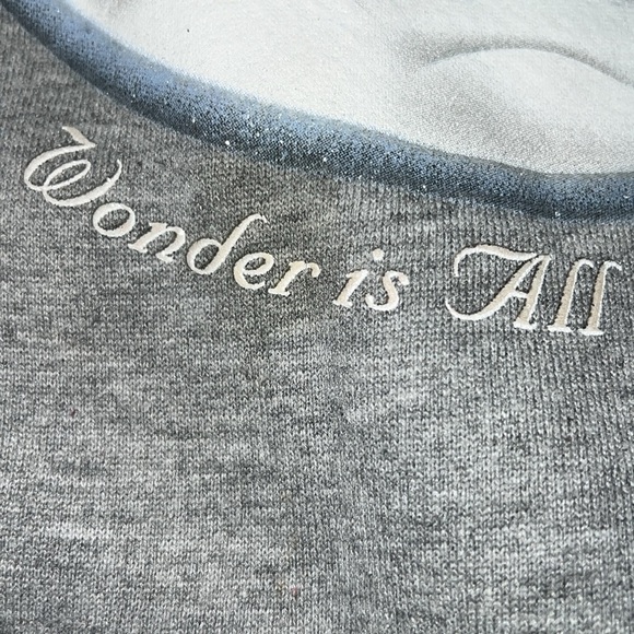 Vintage Disney eeyore snowflake sweatshirt wonder is all around sz XL - Picture 5 of 5